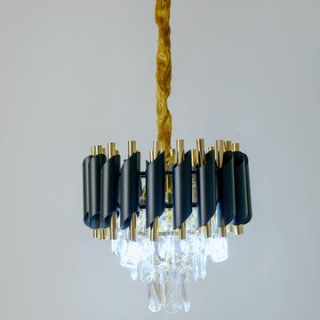 Glass Dreamie Chandelier For Living Room Modern Ceiling Light Jhumar For Hall, Round Jhoomer Show Lights For Home Decoration Ceiling