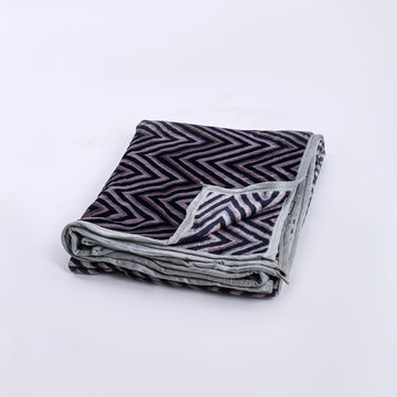 Dreamie Printed Blanket Black