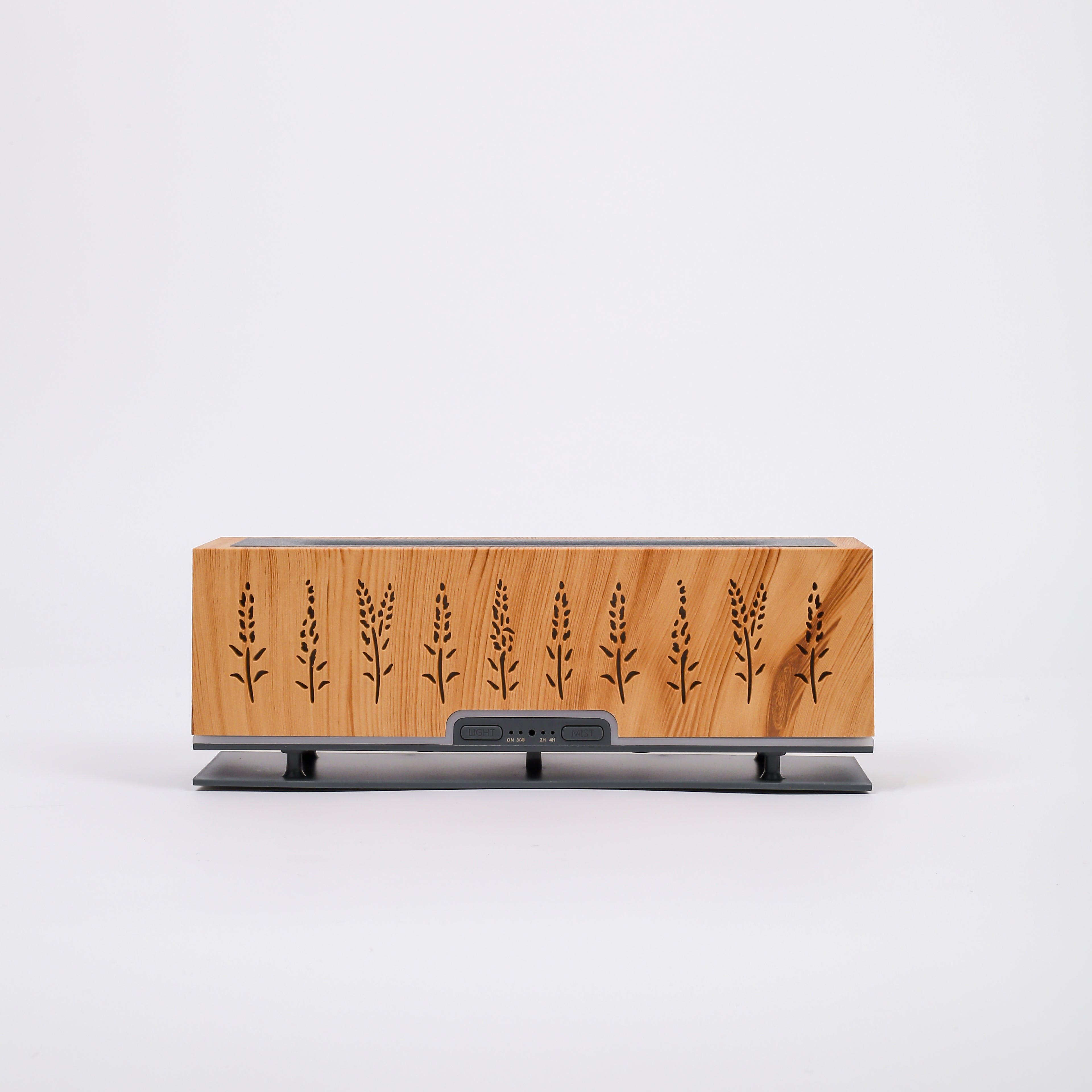 DREAMIE ELECTRIC RECTANGULAR WOODEN DIFFUSER WITH LED LIGHT CHANGING F