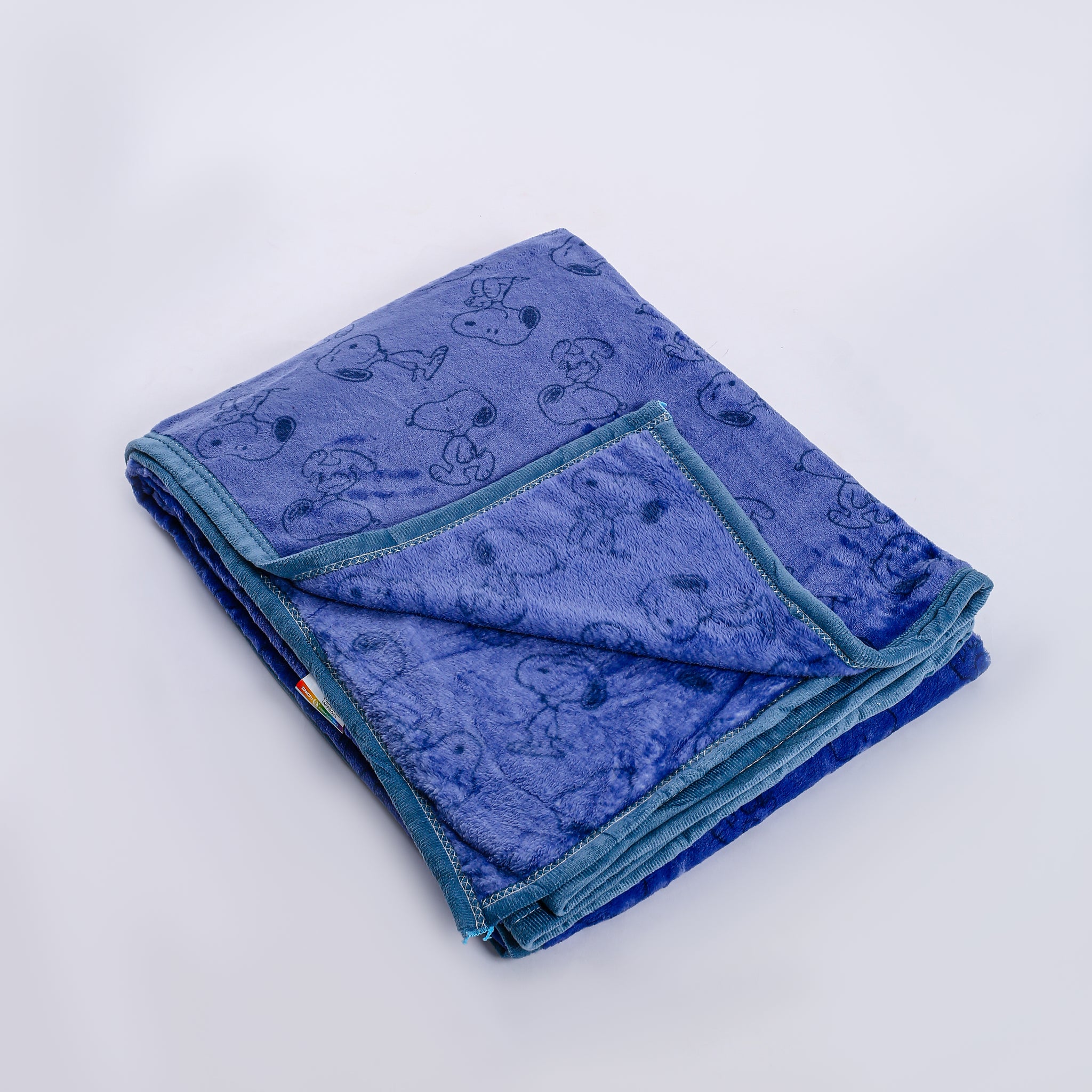 Dreamie Printed Blanket Blue