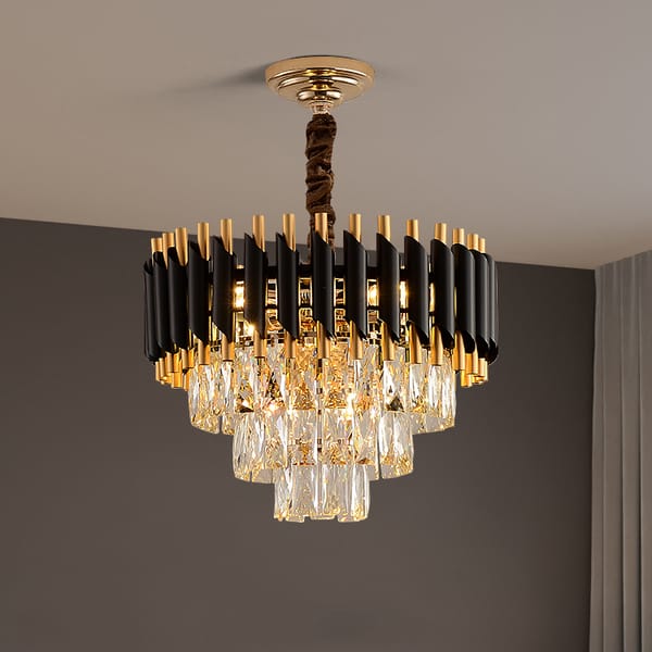 Glass Dreamie Chandelier For Living Room Modern Ceiling Light Jhumar For Hall, Round Jhoomer Show Lights For Home Decoration Ceiling